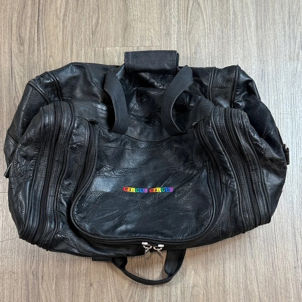 Circus Circus Bag - Vintage - Genuine Buffalo Leather- Navarre Leather Co